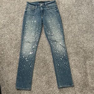 Joes jeans Stephanie Gottlieb Swarovski crystal jeans